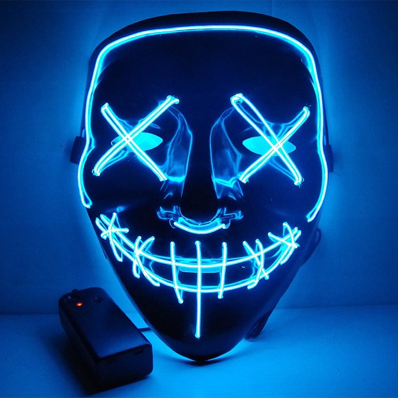 Máscaras de Horror Led para Festas