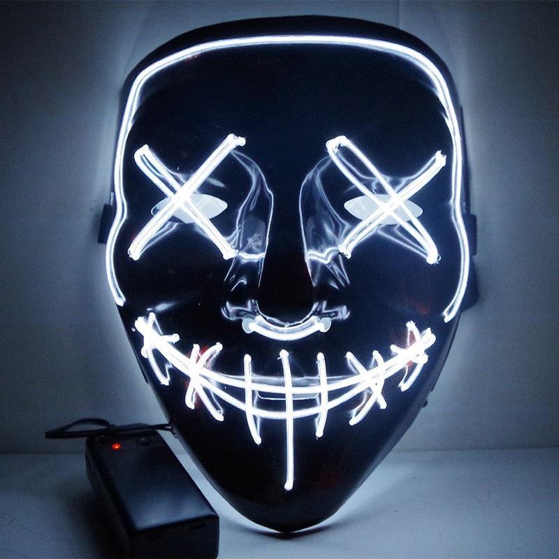 Máscaras de Horror Led para Festas