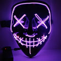 Máscaras de Horror Led para Festas